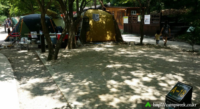 소백산국립공원 남천 야영장