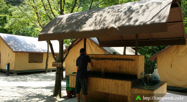 소백산국립공원 남천 야영장