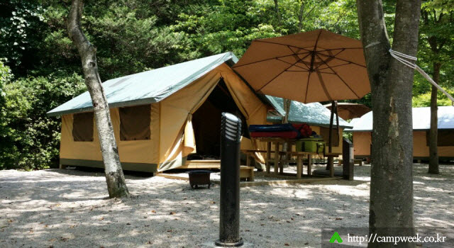 소백산국립공원 남천 야영장