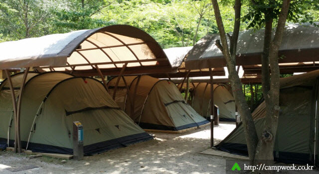 소백산국립공원 남천 야영장